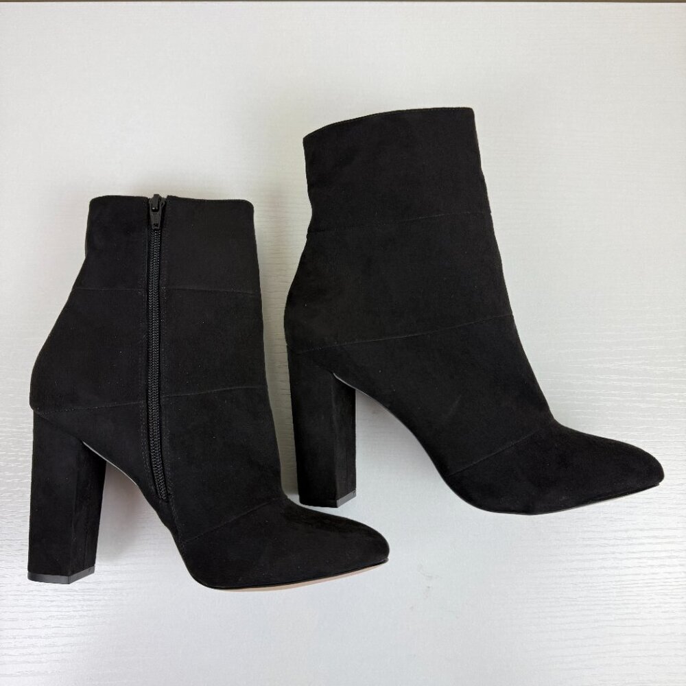 NWT BCBGeneration Black Suede Ankle Boots